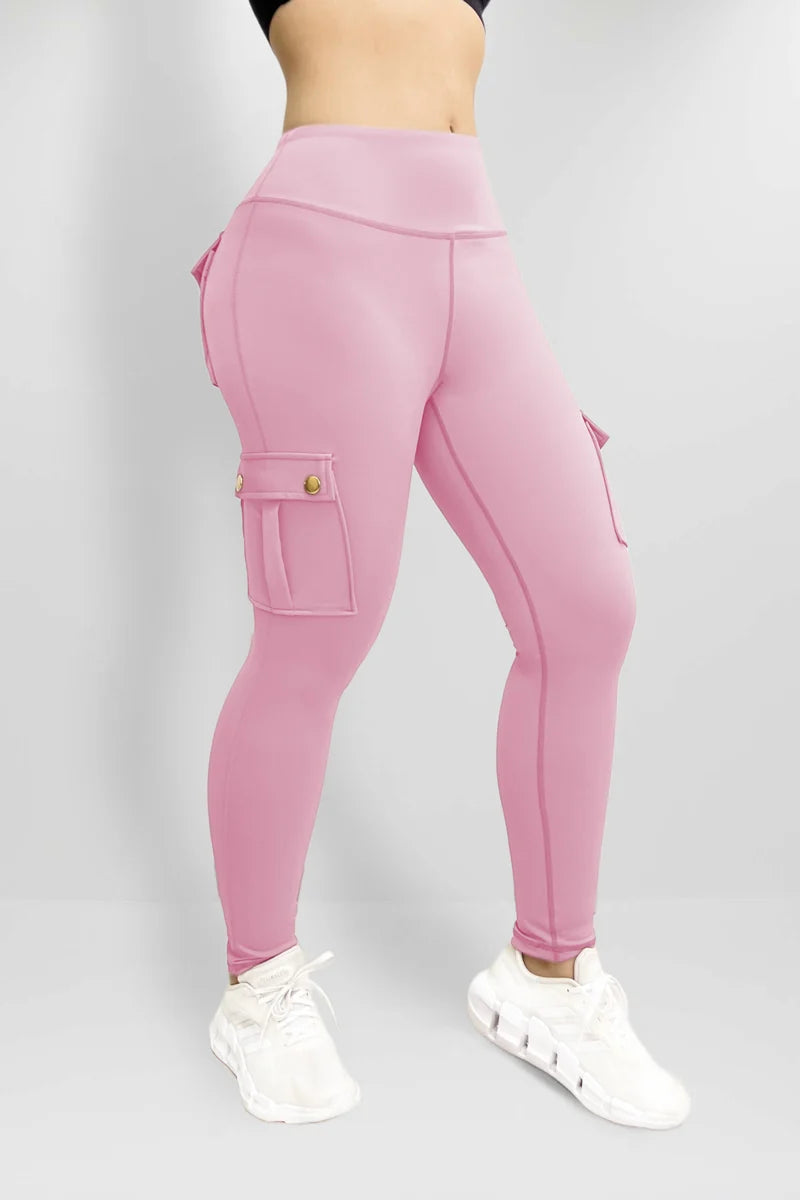 SoftLeg - Calça Cargo Legging com Efeito Eleva-Bumbum