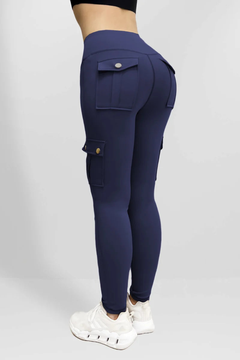 SoftLeg - Calça Cargo Legging com Efeito Eleva-Bumbum