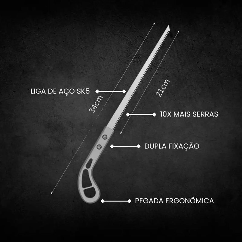 Serrote de Precisão Indestrutível SerraMax® + 2 BRINDES: Mala e Kit de Ferramentas