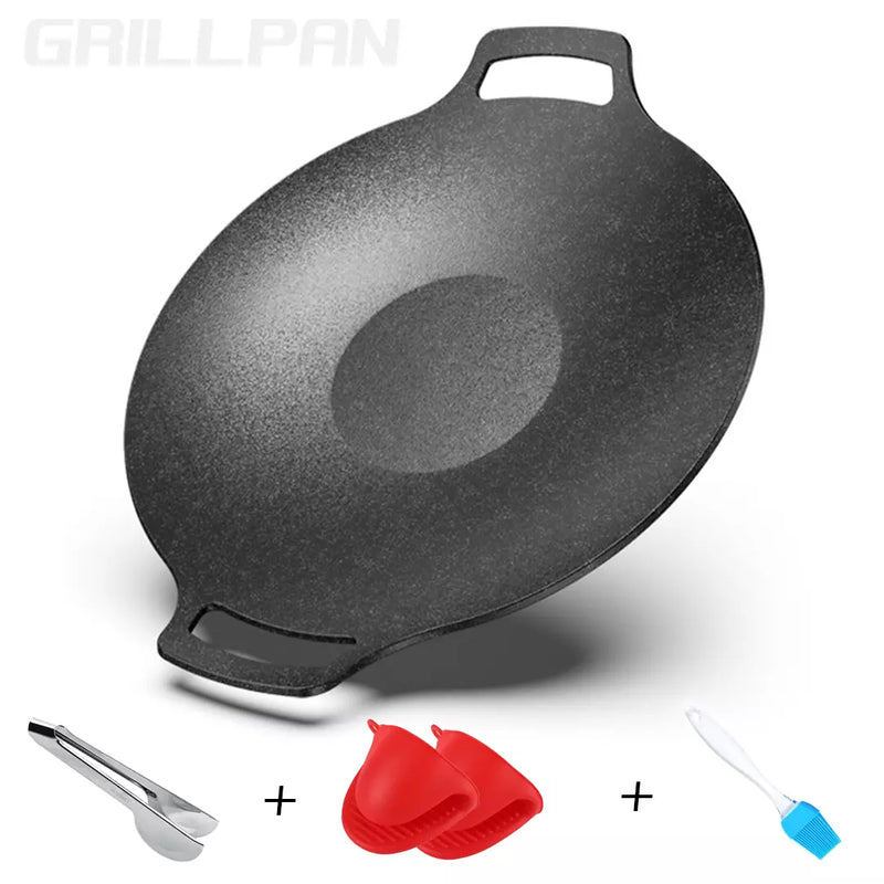 Frigideira Antiaderente Profissional - Grillpan + BRINDES