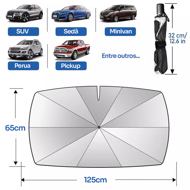 Protessol - Protetor Portátil Solar Automotivo [FRETE GRATUITO + BRINDE]