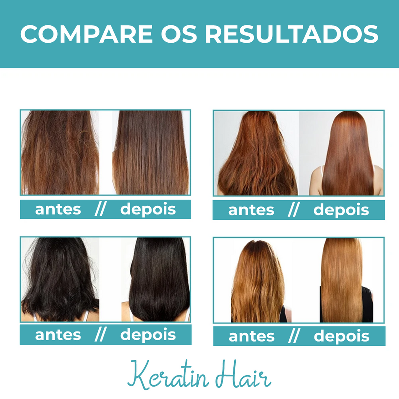 Máscara Seda e Brilho - Keratin Hair™