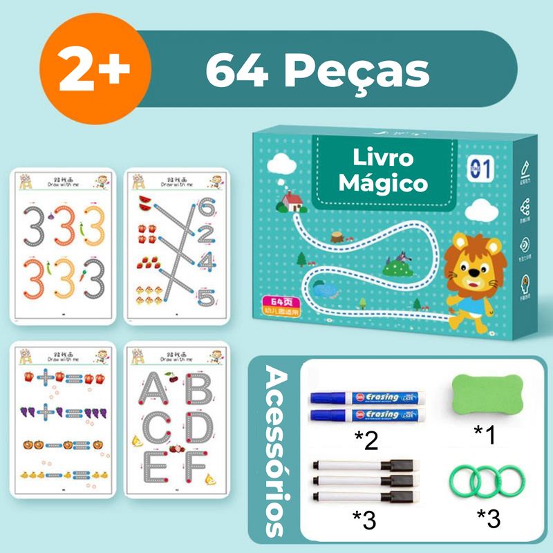 Livro Mágico Montessori - Desenvolvimento da Alfabetização